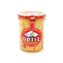 Ortiz Bonito Tuna Fillets In Olive Oil In Glass Jar 220g