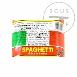 Dolce & Gabbana Gragnano IGP Spaghetti Lunghi, 1kg -Kitchen Supplie Shop CI0016 Dolce GabbanaGragnaroIGPSpaghettiLunghi1kg nutritional 2