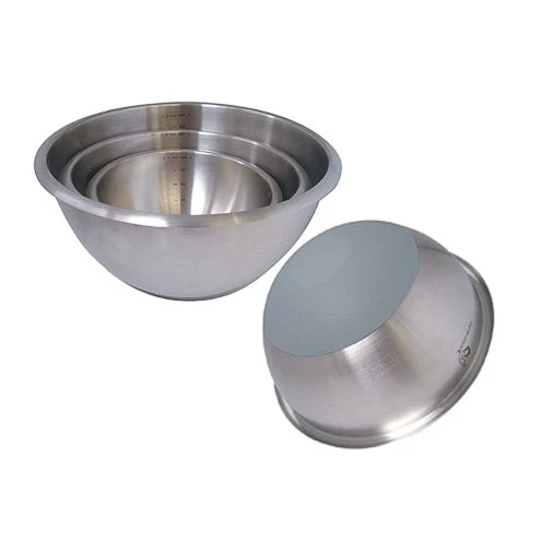 De Buyer Hemisphere Mixing Bowl With Silicone Base 20cm 2 De Buyer Hemisphere Mixing Bowl With Silicone Base 20cm - Image 2