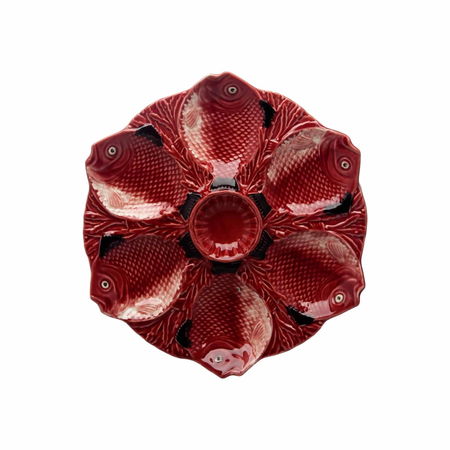 Bordallo Pinheiro Fish 7-Part Oyster Dish 1 Bordallo Pinheiro Fish 7-Part Oyster Dish