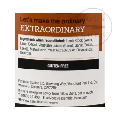 Essential Cuisine Lamb Glace 600g 6 Essential Cuisine Lamb Glace 600g -Kitchen Supplie Shop EC0014B EssentialCuisineLambGlace 600g 4