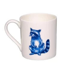 Blue Raccoon With Cupcakes Mug, 300ml