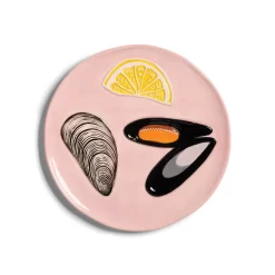 & Klevering Set Of 4 Assorted Seafood Side Plates, 16cm -Kitchen Supplie Shop KG0013Setof4AssortedSeafoodSidePlates 16cm3