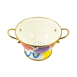 Abstract Enamel Colander, 22cm 7 Abstract Enamel Colander, 22cm -Kitchen Supplie Shop KP0025 Abstract Enamel Colander top