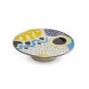 Abstract Enamel Cake Stand, 30cm Dia