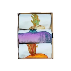 Gift Box Set Of 3 Mixed Veg Tea Towel