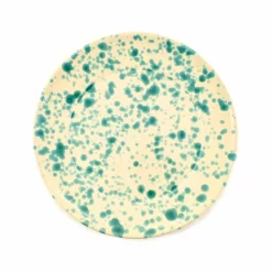 Puglia Aquamarine Splatter Dinner Plate 27cm