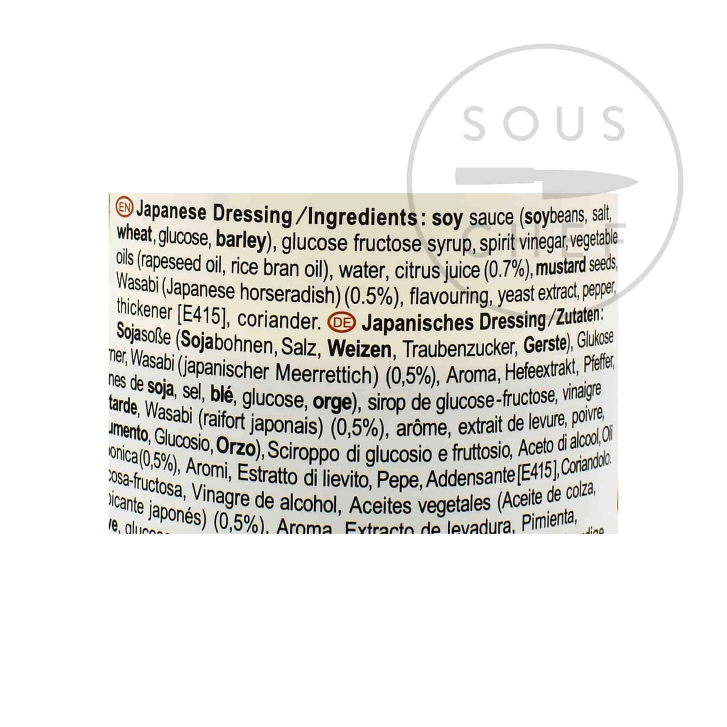 Nihon Shokken Japanese Dressing 1L 2 Nihon Shokken Japanese Dressing 1L - Image 2