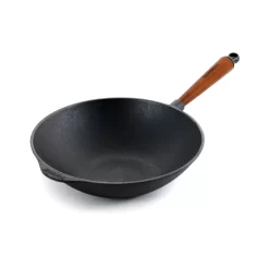 Skeppshult Traditional Cast Iron Wok 30cm