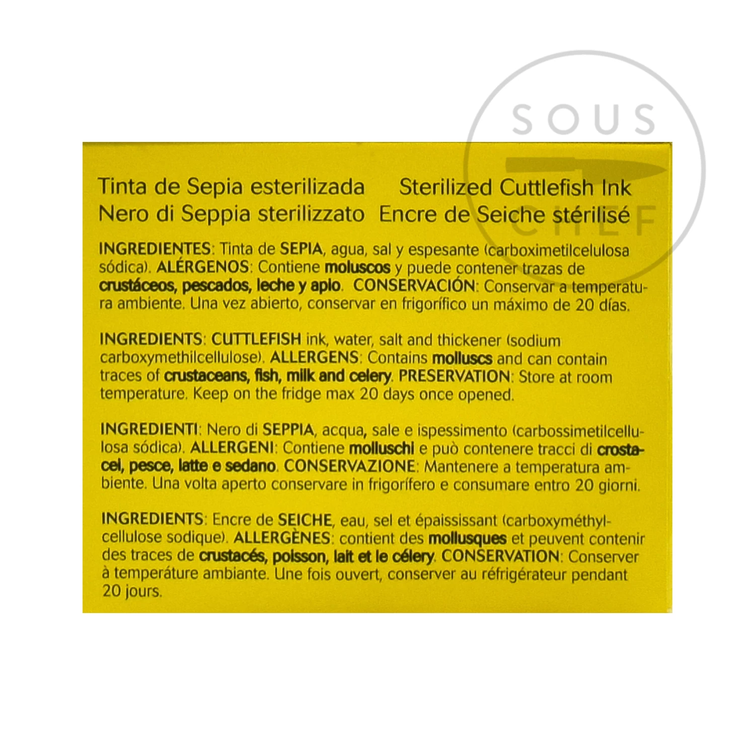 'Squid Ink' Sachets - Cuttlefish Ink 8 'Squid Ink' Sachets - Cuttlefish Ink - Image 8