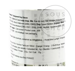 Transparent Soy Sauce 7 Transparent Soy Sauce -Kitchen Supplie Shop UI0091A TransparentSoySauce100ml nutrition.JPG 1f43c28d 83f9 4bd9 808d f6d2a133dd79