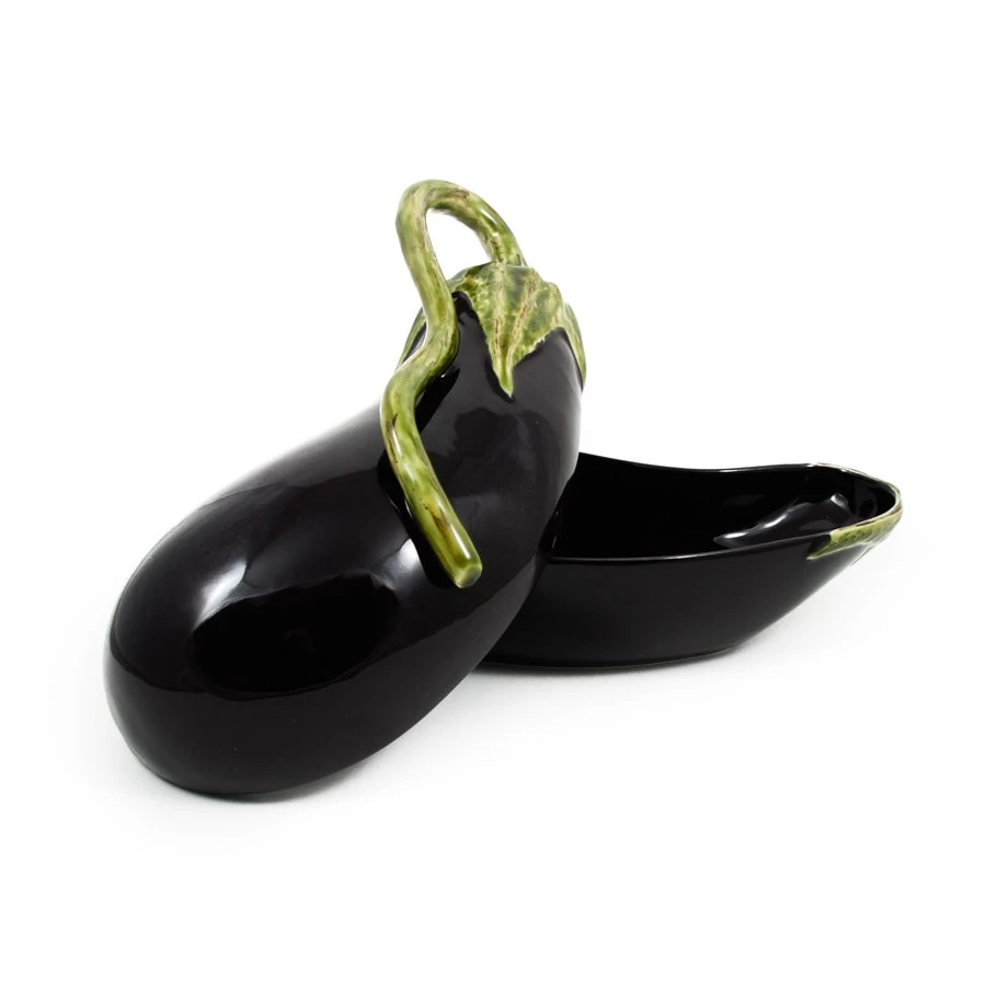 Bordallo Pinheiro Aubergine Dish 28cm 1 Bordallo Pinheiro Aubergine Dish 28cm