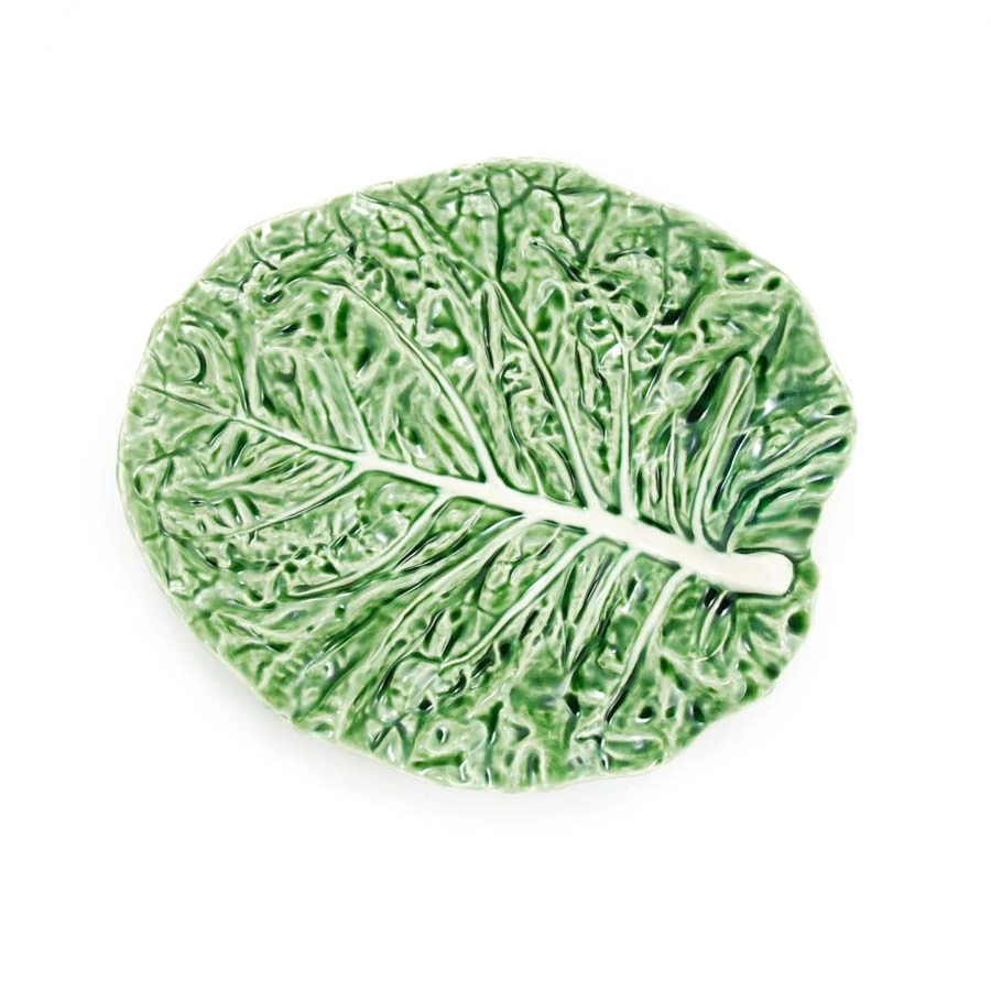 Bordallo Pinheiro Cabbage Leaf Oval Platter 3 Bordallo Pinheiro Cabbage Leaf Oval Platter - Image 3