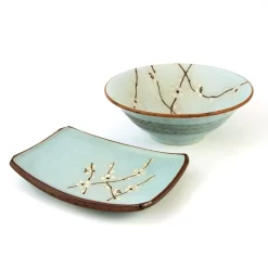 Sakura Blossom Side Plate 19cm X 13cm -Kitchen Supplie Shop sakura plate bowl 1